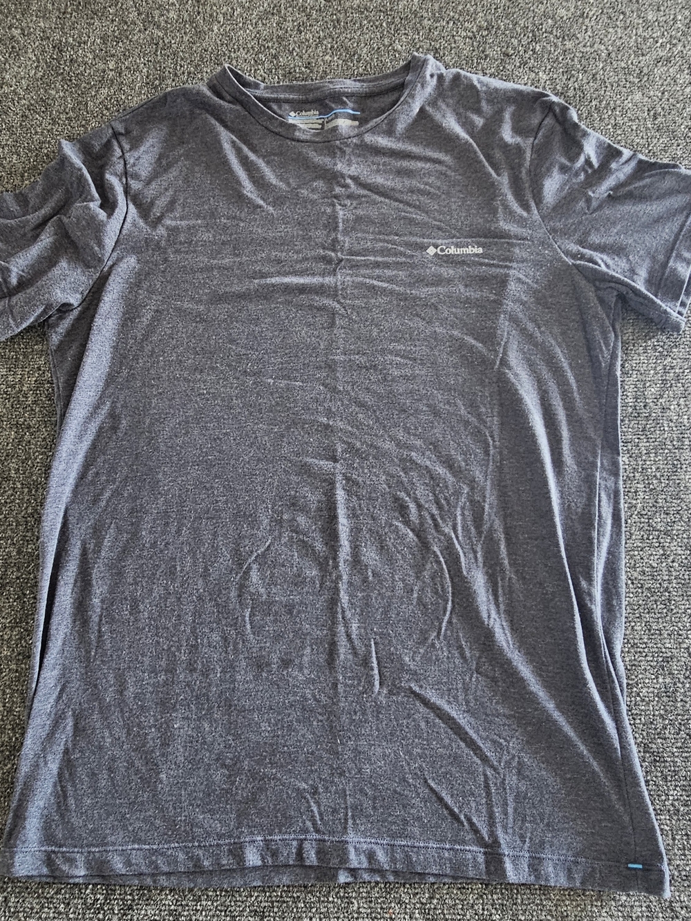 Columbia Men's Short Sleeve T-Shirt — Charcoal 0502